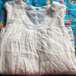 Maurices White 3/4 sleeve shirt